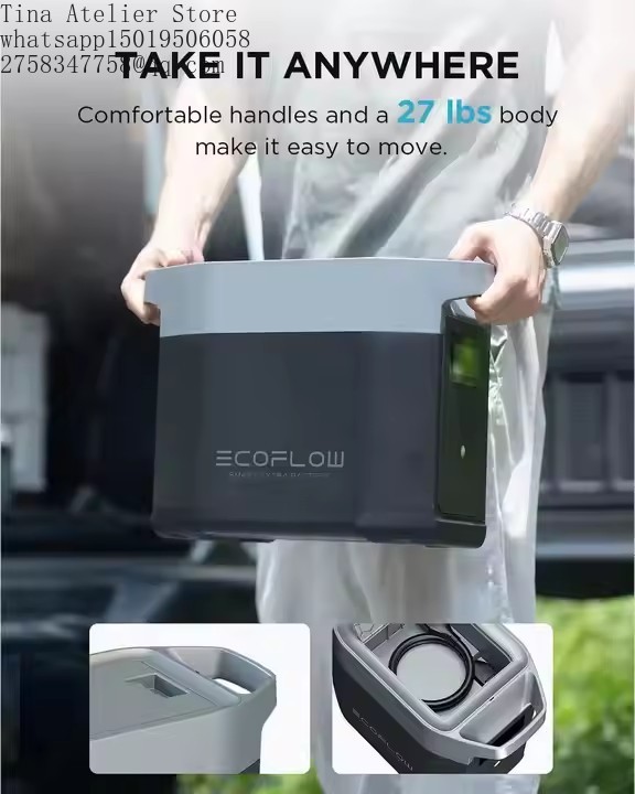 Portable Power Station - Do przenośnej stacji zasilania EcoFlow Delta2: