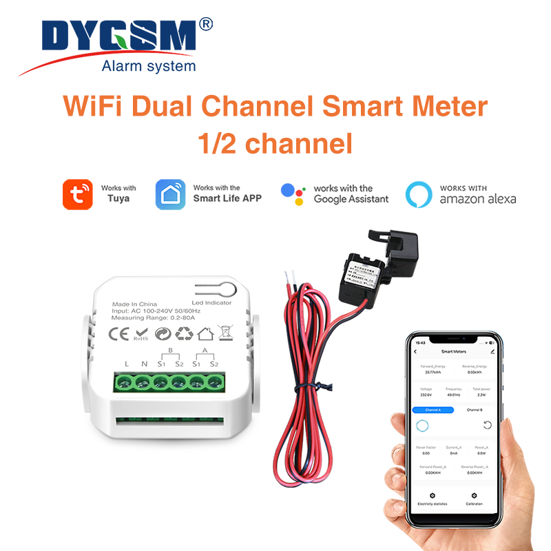 Energy Monitor Meter - Tuya Smart Wifi Inteligentny licznik energii