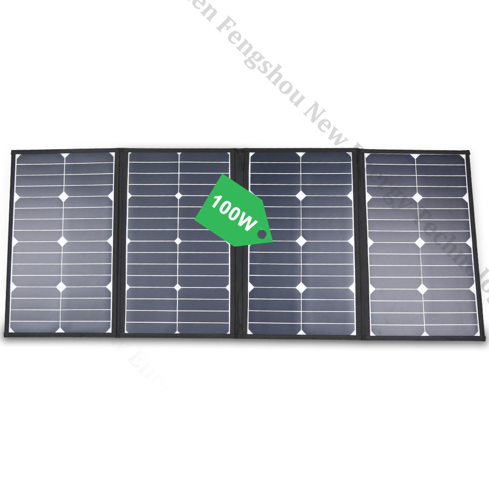 Solar Panel - Przenośna składana ładowarka solarna 100W do