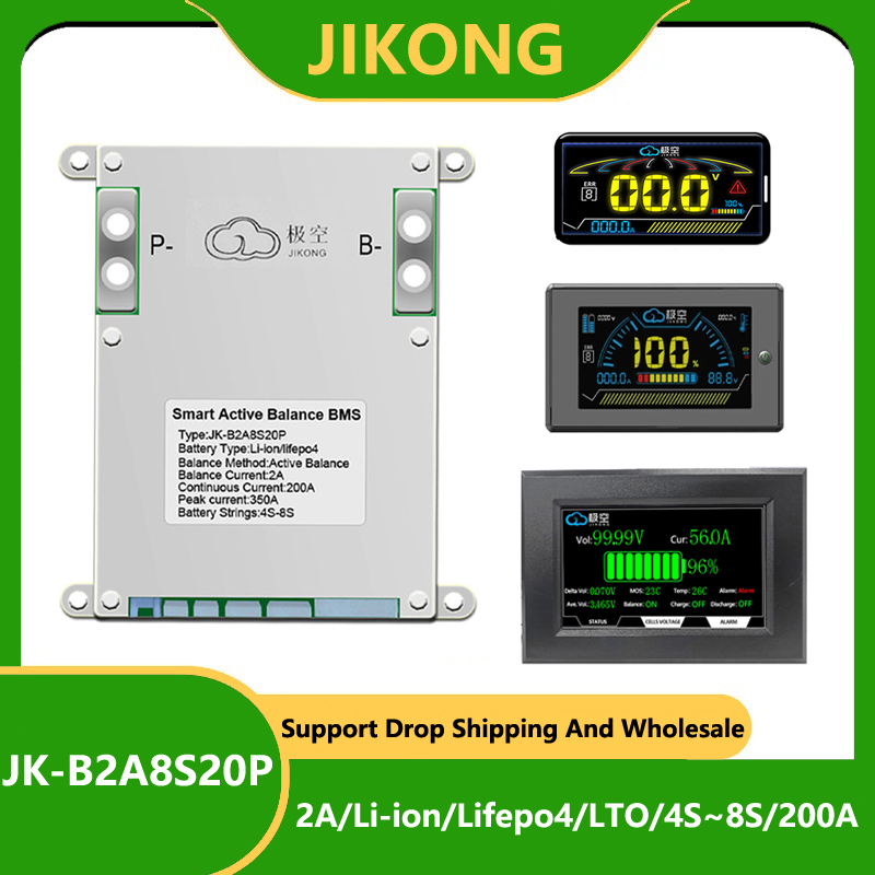 JK BMS 200A JK-B2A8S20P JKBMS  – Lithium Battery 12V recenzja i cena