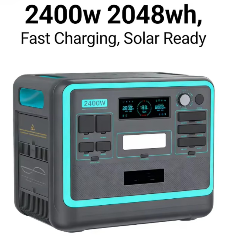 2400W 2048Wh Przenośna Stacja  – Solar Panel recenzja i cena